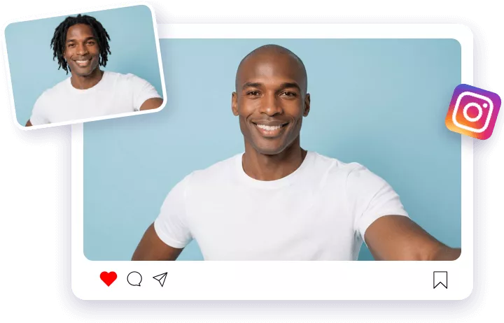 Faites une blague à vos amis avec une calvitie sur les réseaux sociaux